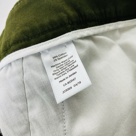 Talbots Size 22 Petite Straight Leg Chino Pants Brown Cotton Blend - Picture 4 of 4